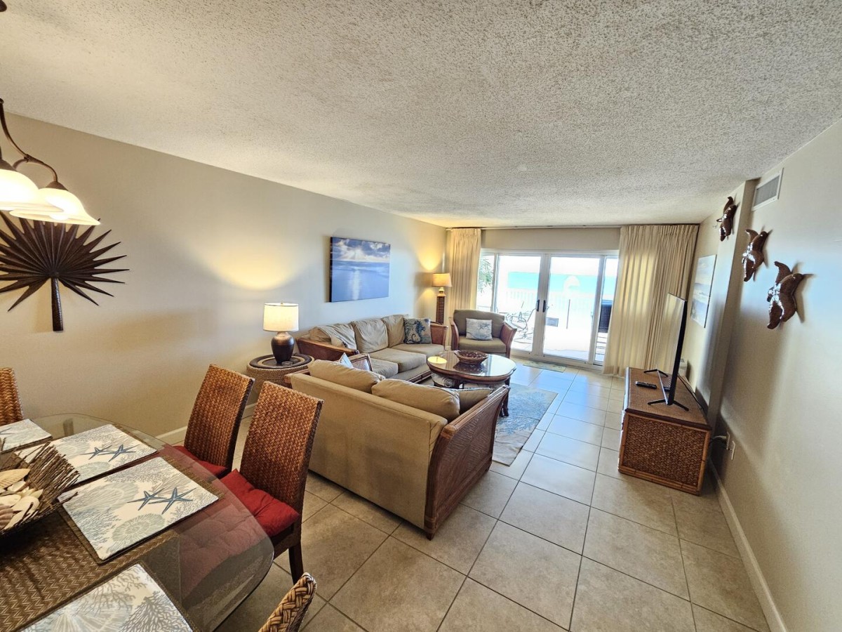 Dining Area to Gulf Front Balcony